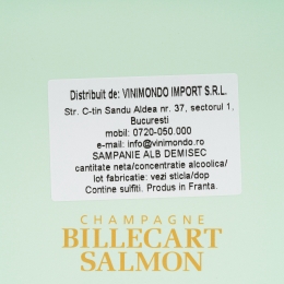 Șampanie demisec 0.75l + cutie