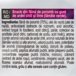 Snack cu gust de ardei chili și lime, Dinamita, 70g