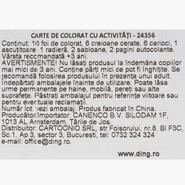 Carte de colorat și activități creative pentru copii Stitch