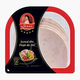 Șuncă din piept de pui feliată 170g