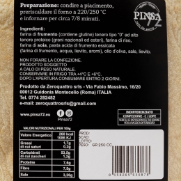 Pinsa romană ovală 250g