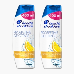 Șampon anti-mătreață Citrus Fresh pentru păr gras 2x400ml