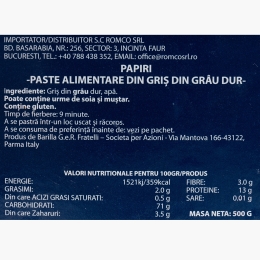 Paste Papiri n.294 500g