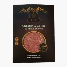 Salam de cerb cu înveliș de piper 100g