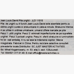 Pilă unghii cu 4 funcții