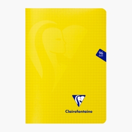 Caiet capsat de matematică A5, 48 file, galben, Clairefontaine Mymesys
