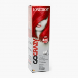 Mască (cremă) colorantă semipermanentă pentru păr R66 roșu GoCrazy 100ml
