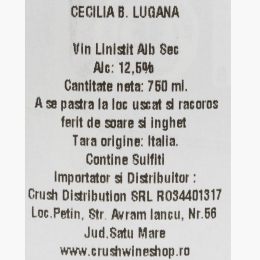 Vin alb sec Lugana D.O.C., 12.5%, 750ml
