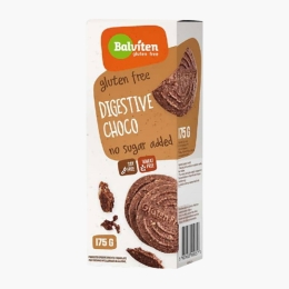 Biscuiți digestivi cu cacao, fără zahăr adăugat și fără gluten 175g