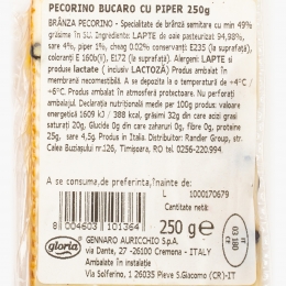Specialitate de brânză Pecorino cu piper 250g