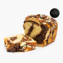 Cozonac cu nucă, portocală confiată și nutella 1.1kg