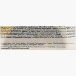 Biscuite vegan cu migdale și alune, fără zahăr adăugat 40g
