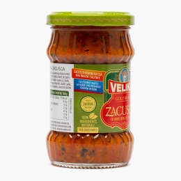 Zacuscă cu ardei capia copți și vinete, 250g