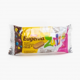 Biscuiți cu cremă de lapte și cacao Zurli 36g