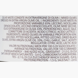 Măslinescu - Mix de măsline condimentate în ulei de măsline extravirgin, 280g