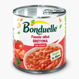 Fasole albă în sos tomat 430g