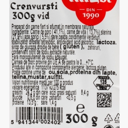 Crenvuști 300g