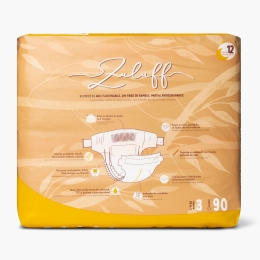 Scutece din bambus, mărimea 3, 6-11kg, 90 buc