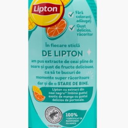 Băutură răcoritoare necarbonatată cu ceai negru, cu gust de portocale și mango 500ml