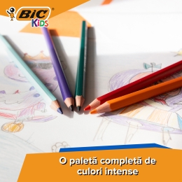 Creioane colorate Kids Tropicolors 24 buc