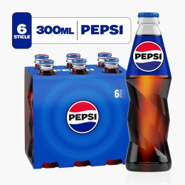Băutură carbogazoasă aromă cola sticlă 6x300ml