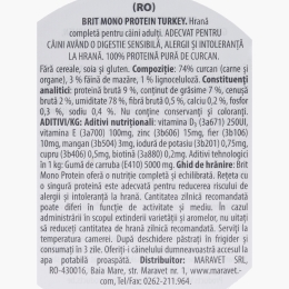 Hrană umedă pentru câini cu digestie sensibilă, cu curcan, 400g