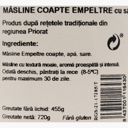 Măslinescu - Măsline Empeltre coapte, 455g