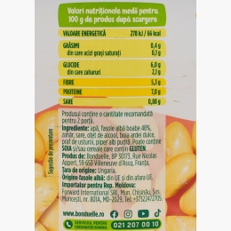 Fasole albă boabe 400g