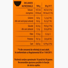 Cereale mic dejun Fibre cu gust de miere, fără zaharuri adăugate 310g