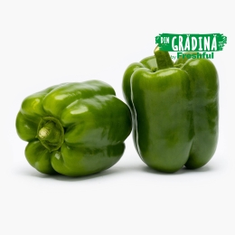 Ardei California verde eco România (Legume vesele), 2 buc