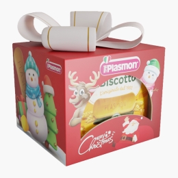 Biscuiți pentru copii, pachet special Moș Crăciun 4x60g