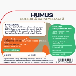 Hummus cu ceapă caramelizată 200g
