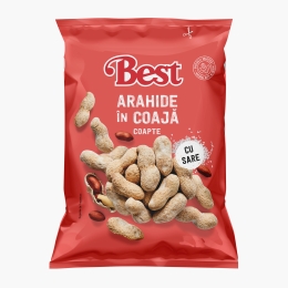 Arahide în coajă, coapte, cu sare 100g