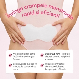 Plasturi termici menstruali 3 buc