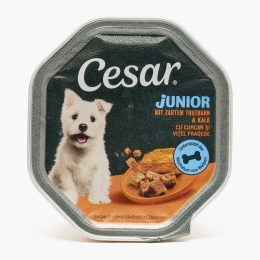 Hrană umedă pentru câini adulți 150g, cu curcan și vițel