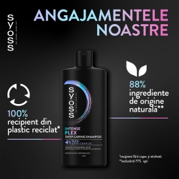 Șampon pentru păr foarte deteriorat Intense Plex 440ml 