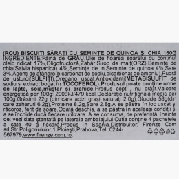 Mini biscuiți sărați cu semințe de quinoa și chia 4x40g