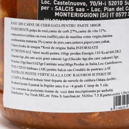 Ragu din carne de cerb pentru paste 180g