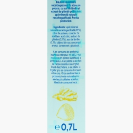 Apă îmbogățită cu Potasiu, Ghimbir & Lămâie 700ml