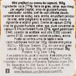 Mini prăjituri cu căpșuni 350g