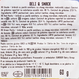 Snack brânză Gouda, Red și Green Pesto 60g