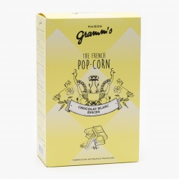 Popcorn caramel cu unt sărat, ciocolată albă și mirodenii 100g