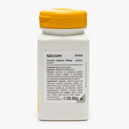 Seleniu 200mcg, 60 capsule