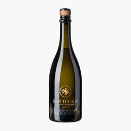 Vin spumant alb brut Median, 12%, 750ml
