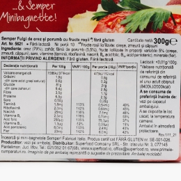 Fulgi de orez și porumb cu fructe roșii, fără gluten 300g