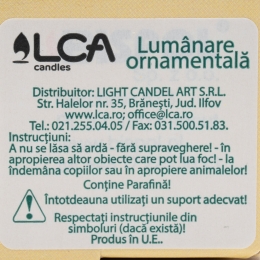 Lumânare parfumată în pahar imprimat - Angels