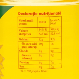 Ulei îmbuteliat din floarea-soarelui 1l