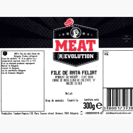 File de rață feliat, 300g