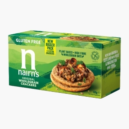 Biscuiți crackers fără gluten din ovăz integral 160g