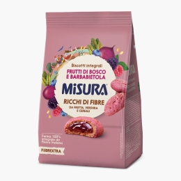 Biscuiți integrali umpluți cu fructe de pădure și sfeclă 260g